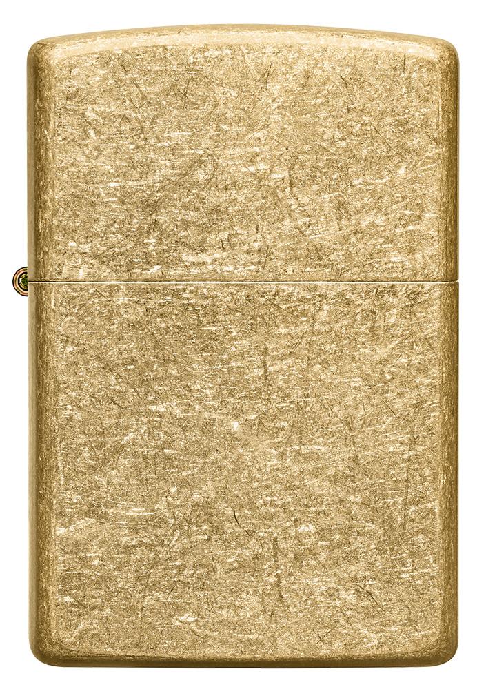 Classic Tumbled Brass Zippo