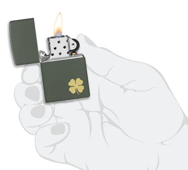 Four Leaf Clover Zippo