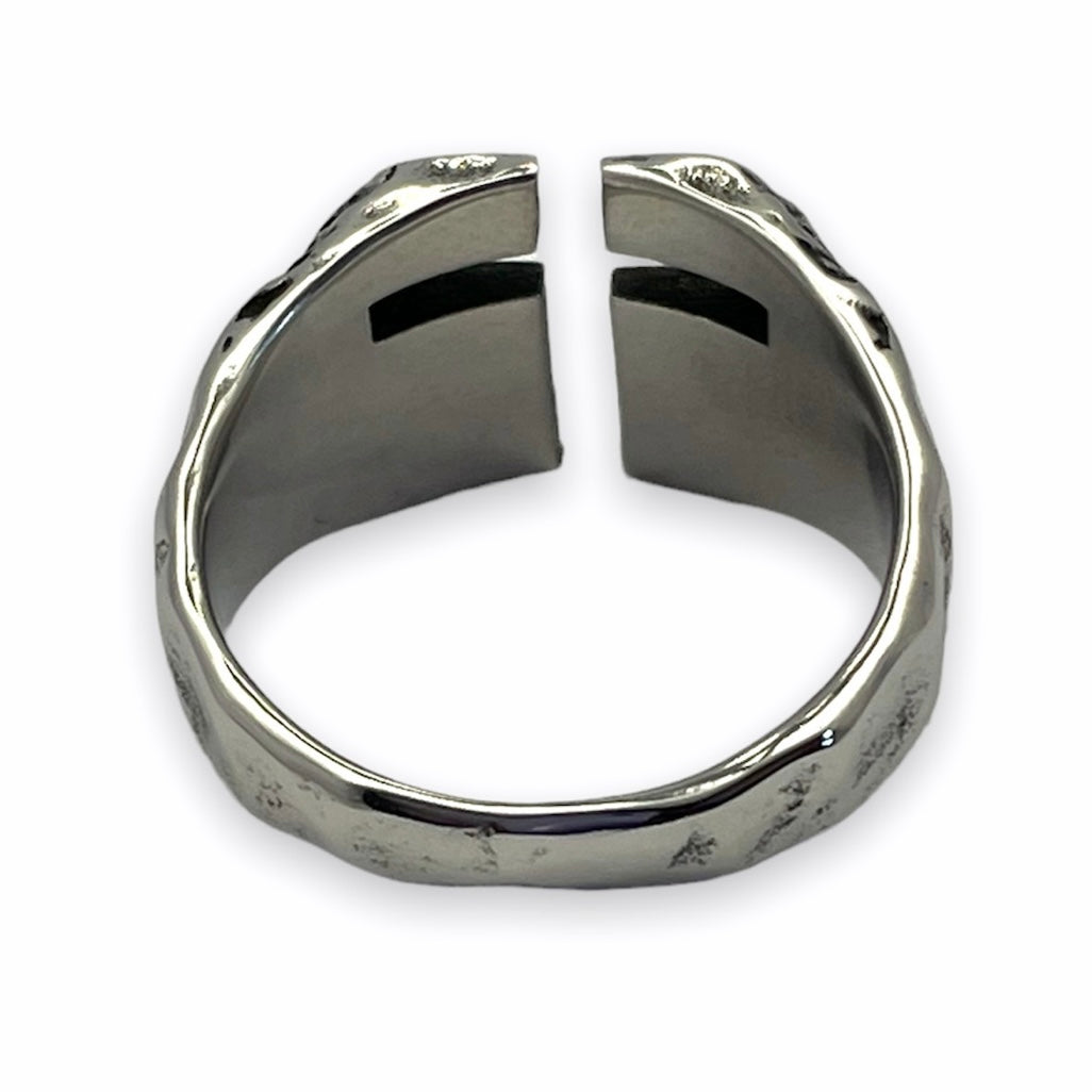 Stainless Steel Cross Ring