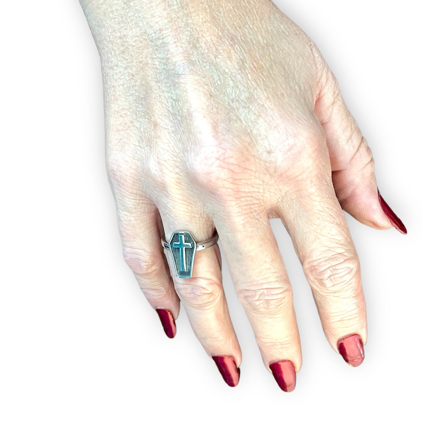 Loculus Crucifix Ring