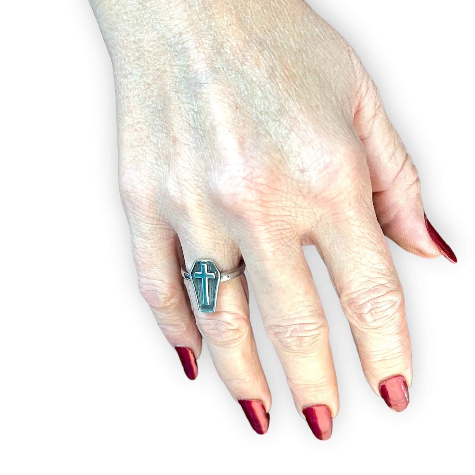 Loculus Crucifix Ring
