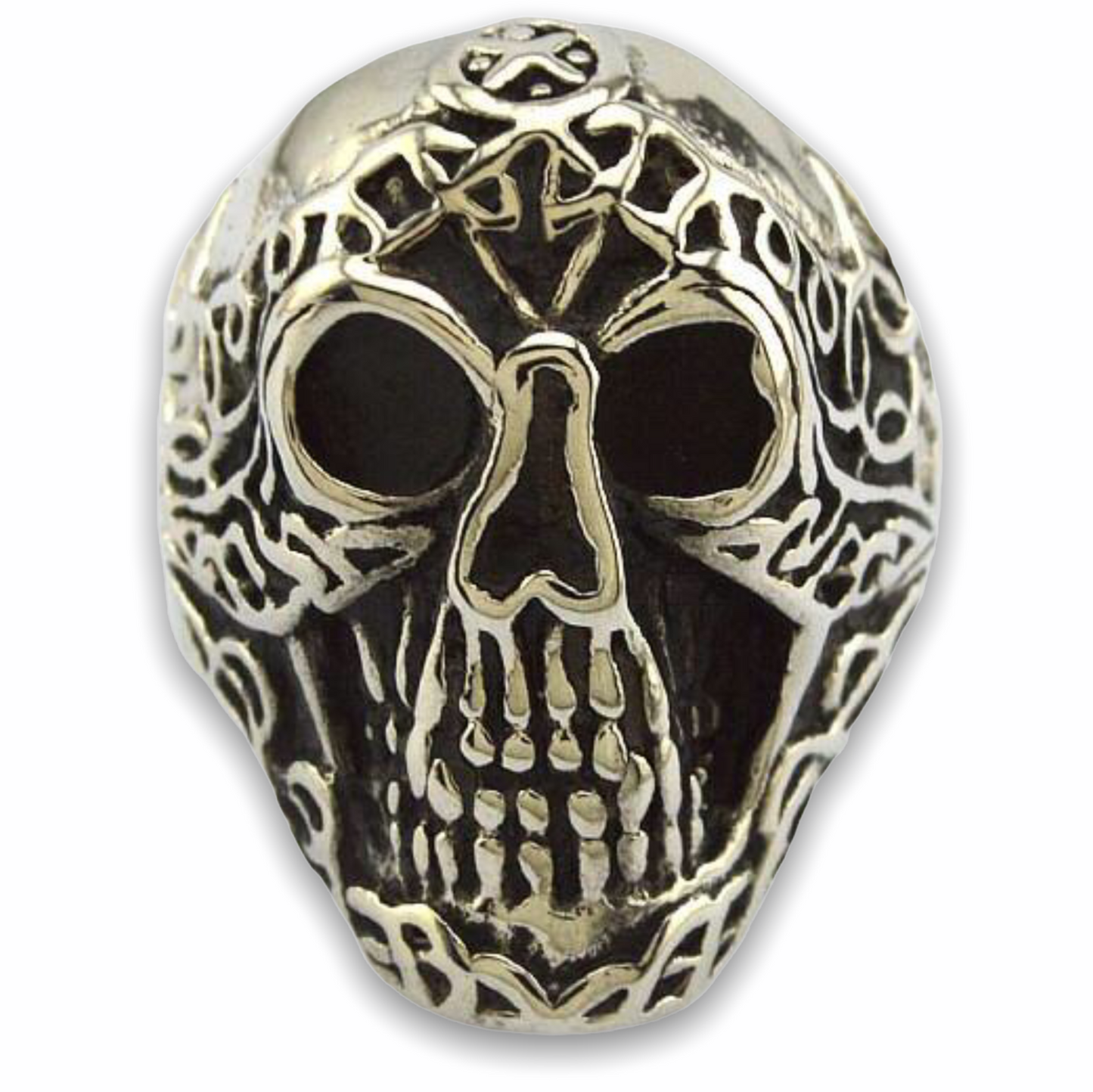 Skull Ring in Stainless Steel