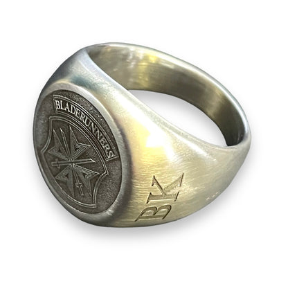 Motorcycle Club Engraved Ring