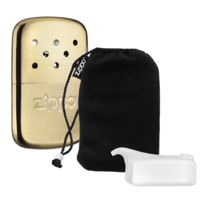 Gold 12-Hour Refillable Zippo Hand Warmer with Pouch [40369]