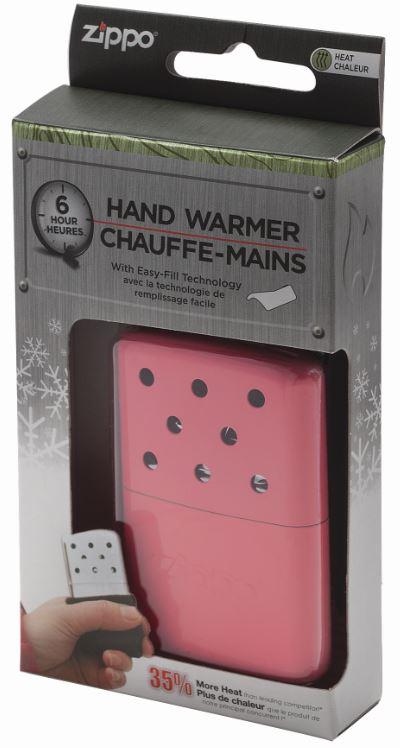 6-Hour Pink Refillable Hand Warmer
