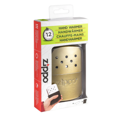 Gold 12-Hour Refillable Zippo Hand Warmer with Pouch [40369]