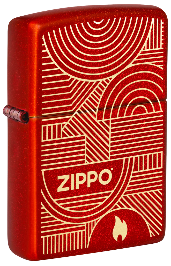Abstract Lines Zippo