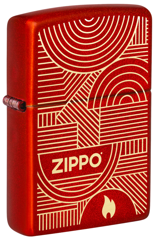 Abstract Lines Zippo
