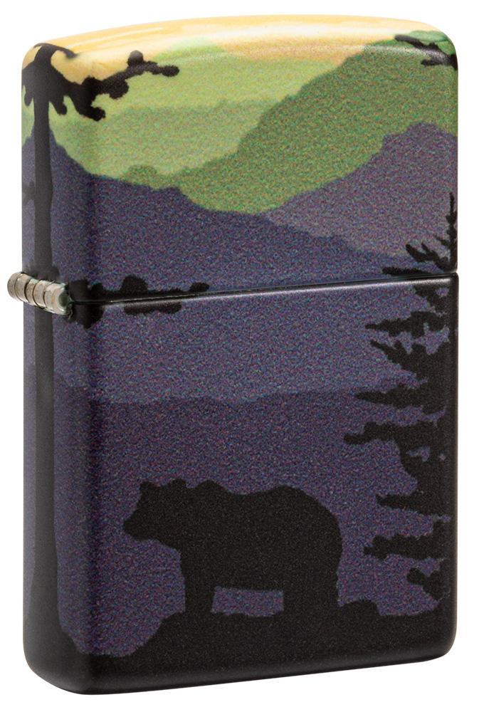 Bear Landscape Zippo