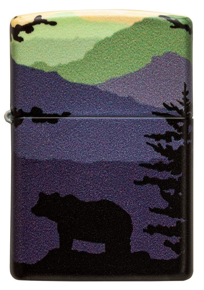 Bear Landscape Zippo