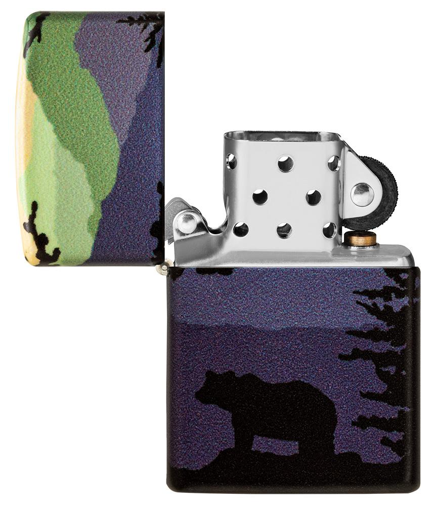 Bear Landscape Zippo