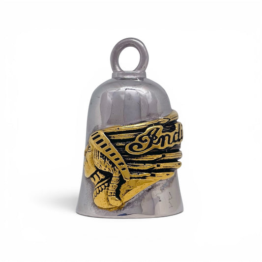 Bikers Bell Indian Motorcycle Heritage Gremlin Guardian Biker Bell in Stainless Steel