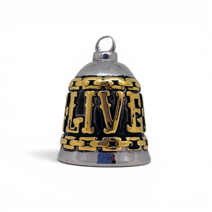 Biker Bell The Golden Creed Gremlin Guardian Bell in Stainless Steel