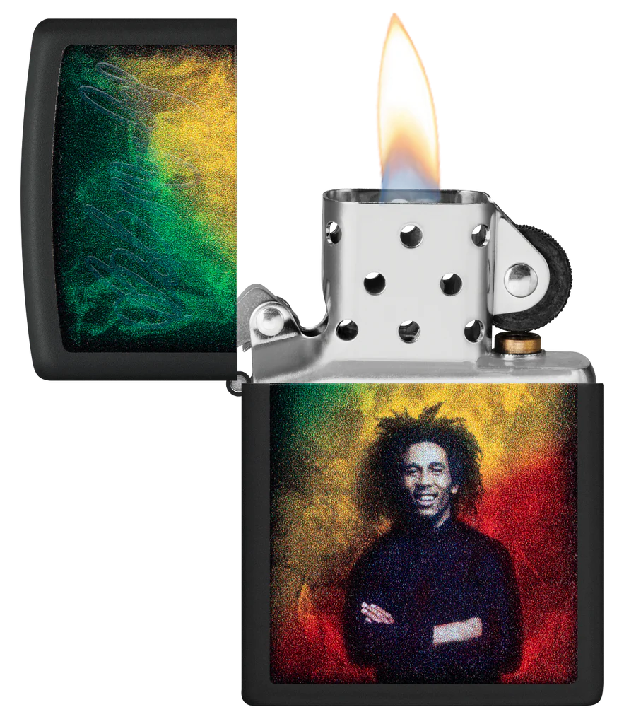 Bob Marley Black Light Zippo