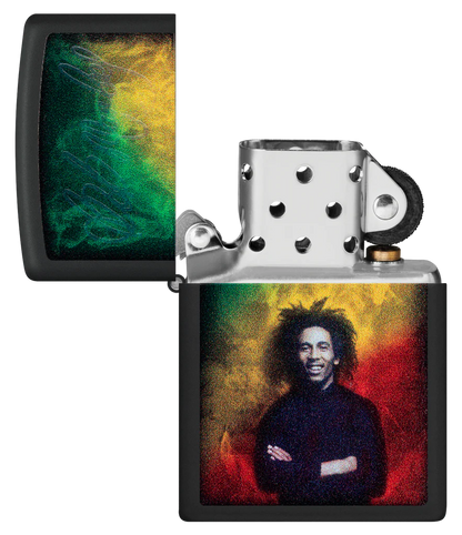 Bob Marley Black Light Zippo