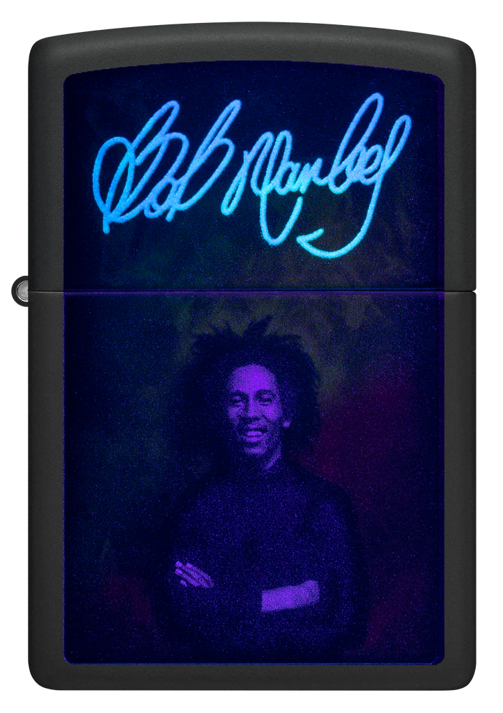 Bob Marley Black Light Zippo