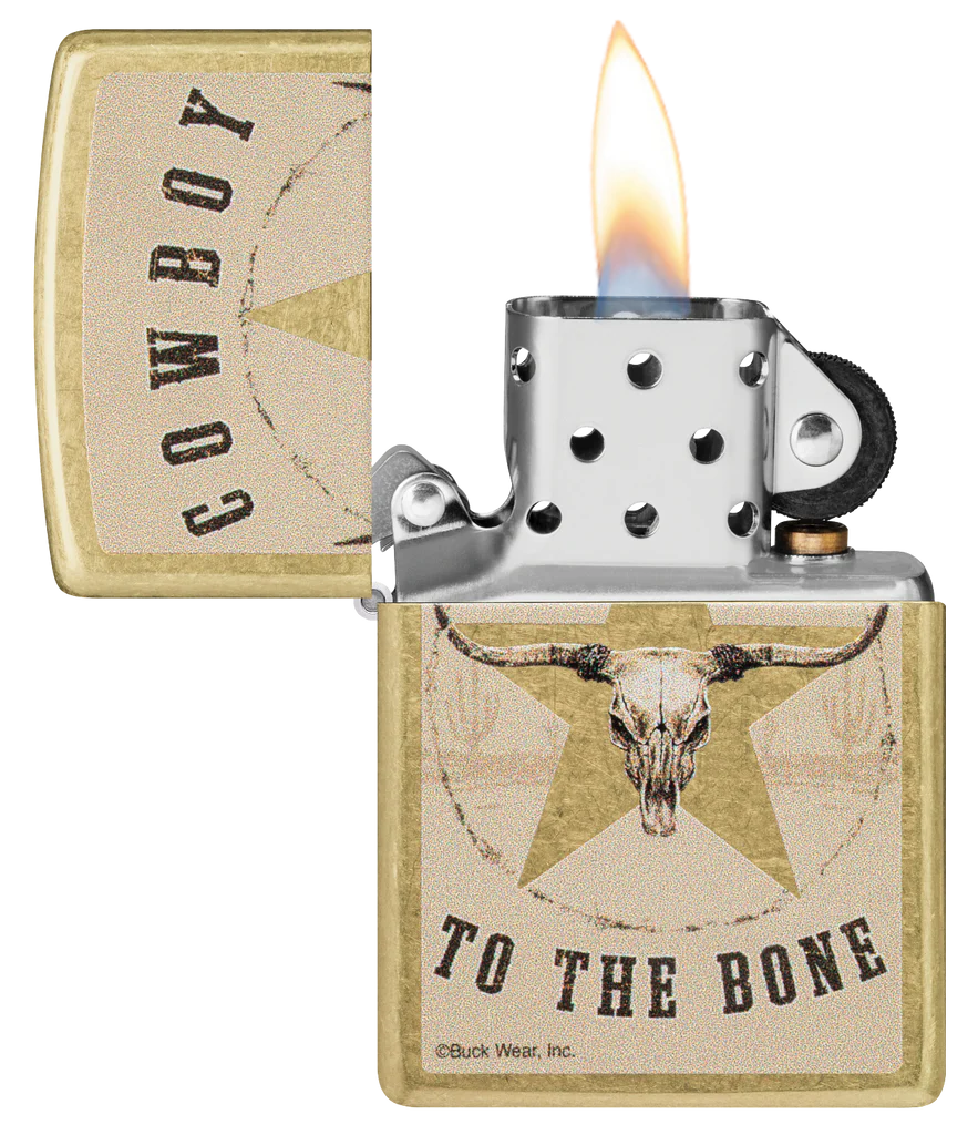 Buck Wear Cowboy to the Bone Zippo