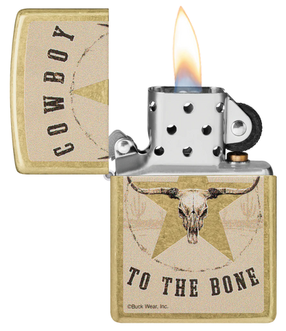 Buck Wear Cowboy to the Bone Zippo