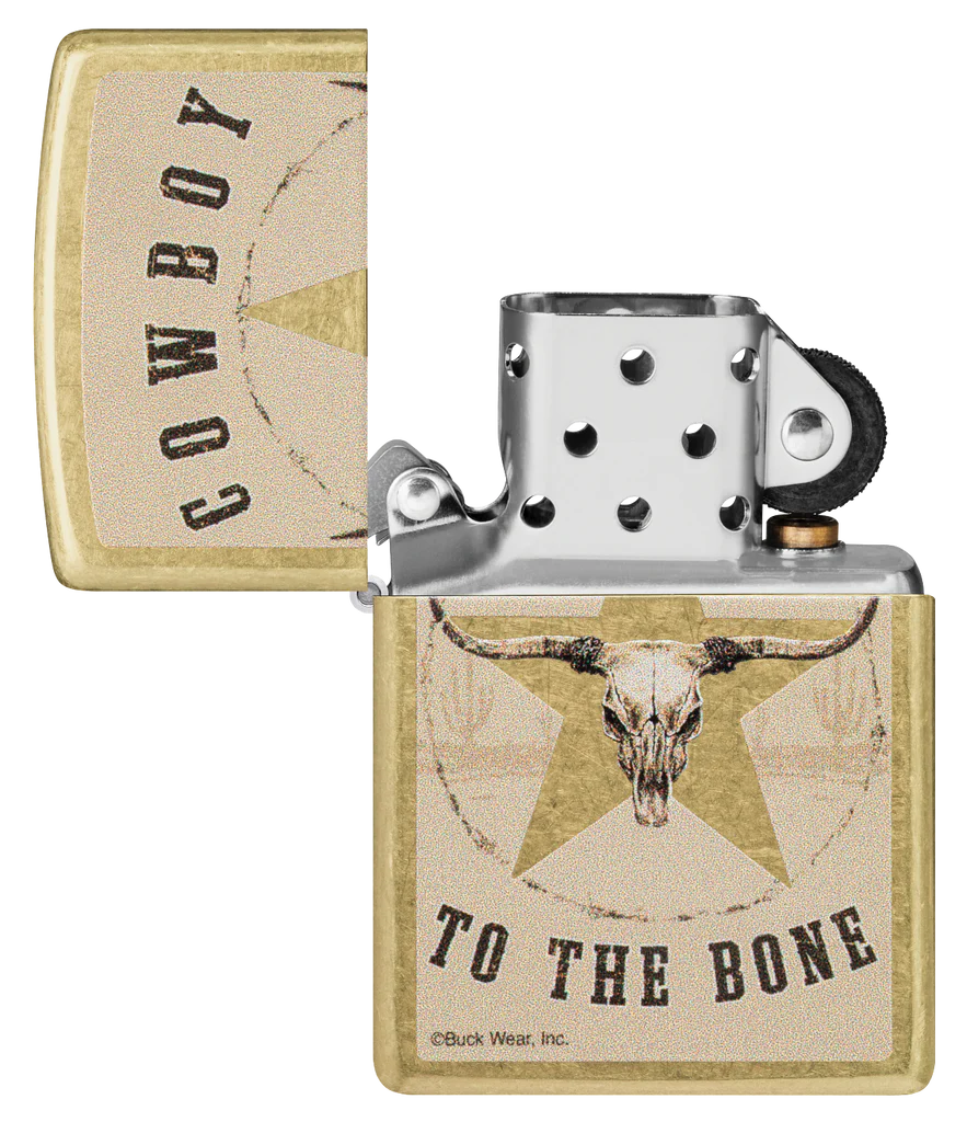 Buck Wear Cowboy to the Bone Zippo