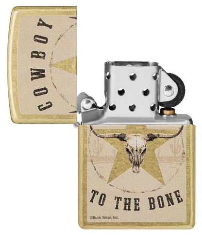 Buck Wear Cowboy to the Bone Zippo