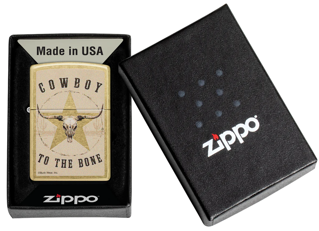 Buck Wear Cowboy to the Bone Zippo