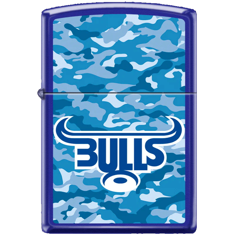 Bulls Camo Blue Zippo