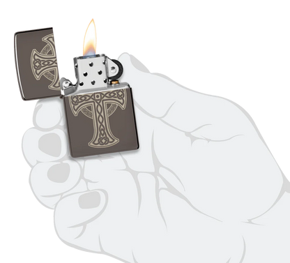 Celtic Cross Zippo