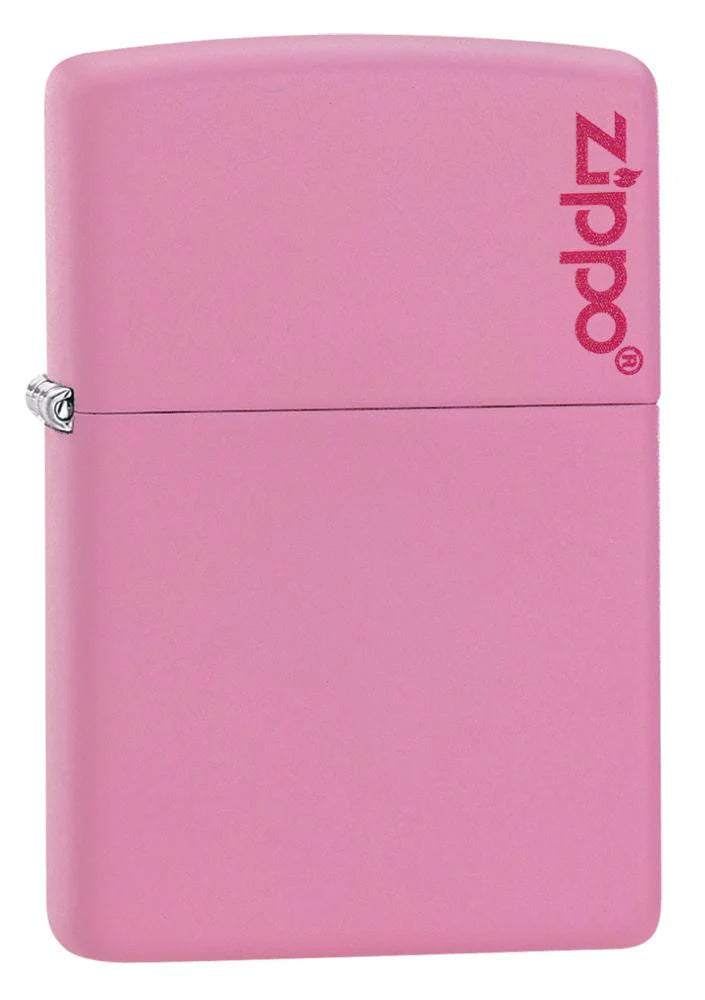 Classic Matte Pink with Logo Zippo