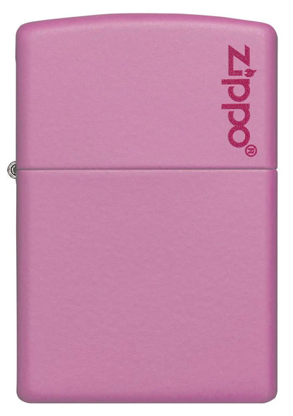 Classic Matte Pink with Logo Zippo