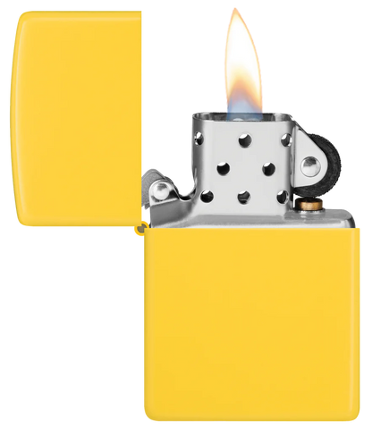 Classic Matte Sunflower Yellow Zippo