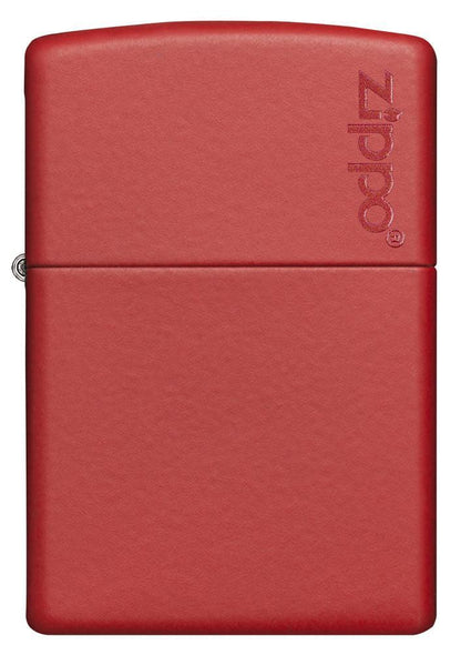 Classic Red Matte with Logo Zippo