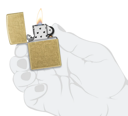 Classic Street Brass Zippo