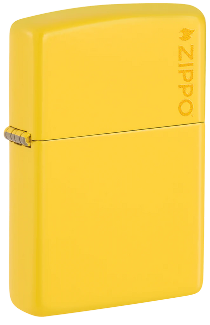 Classic Sunflower Yellow with Logo Zippo