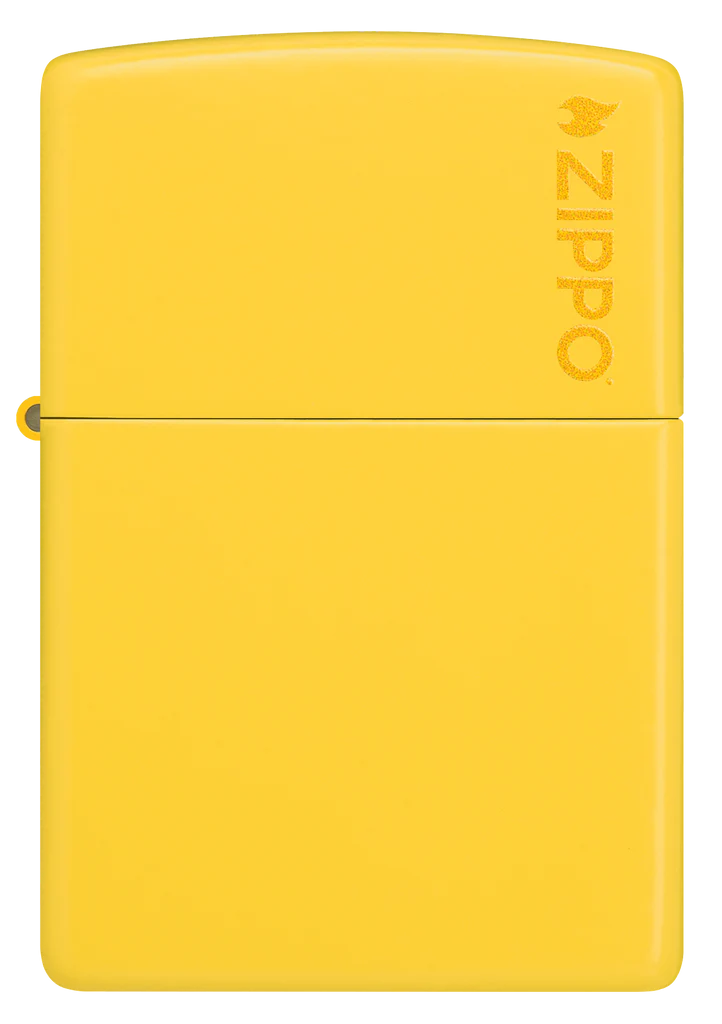 Classic Sunflower Yellow with Logo Zippo