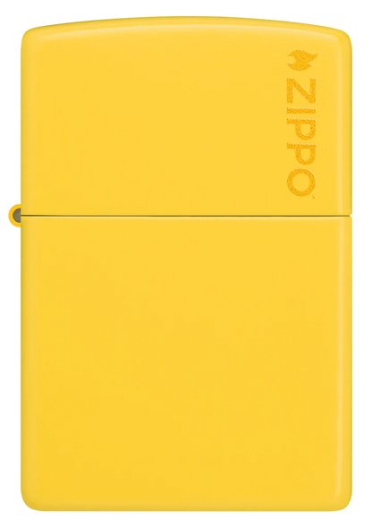 Classic Sunflower Yellow with Logo Zippo