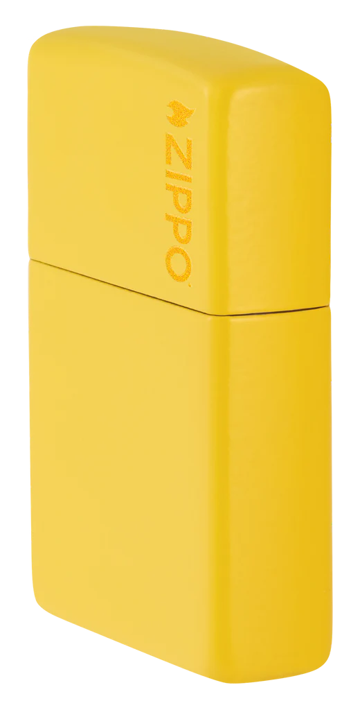 Classic Sunflower Yellow with Logo Zippo