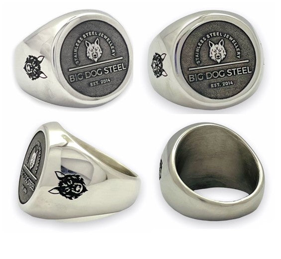 Custom Engraved Signet Ring