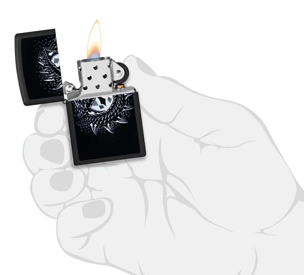 Dragon Eye Black Light Zippo