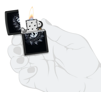 Dragon Eye Black Light Zippo