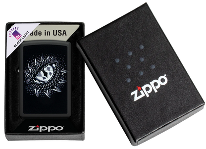 Dragon Eye Black Light Zippo