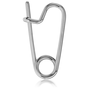 Ear Safety Pins in Surgical Stainless Steel