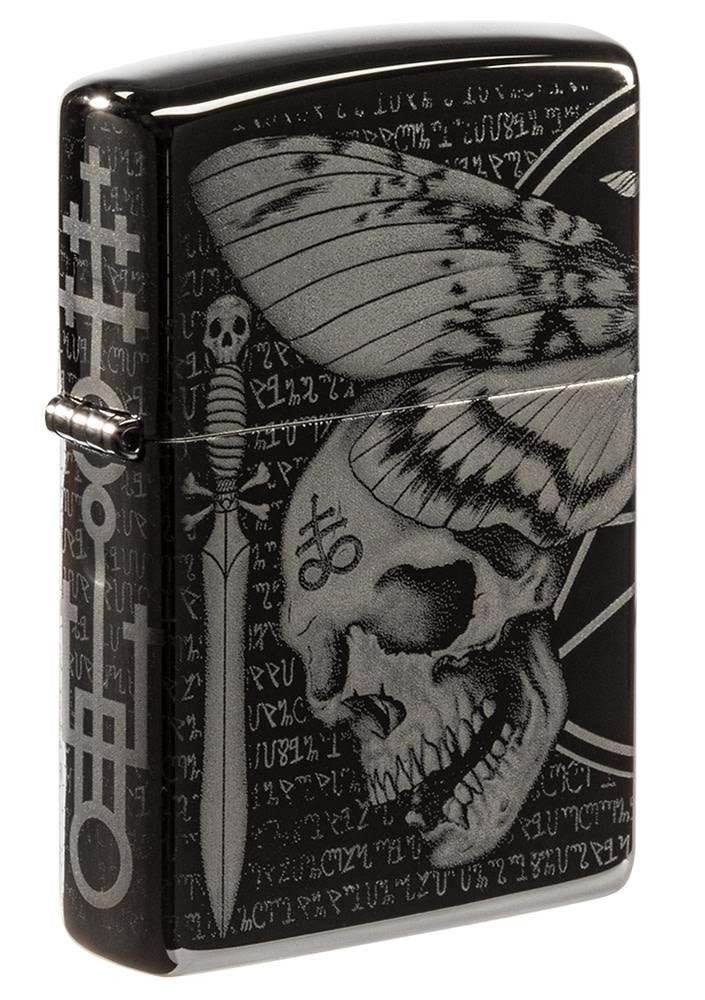 Ebony Hawkmoth Zippo