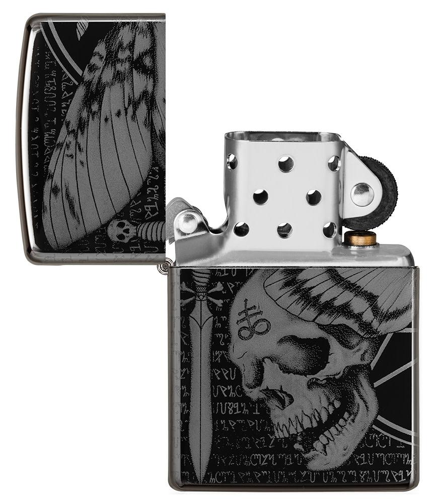 Ebony Hawkmoth Zippo