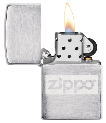 Flask and Zippo Lighter Set