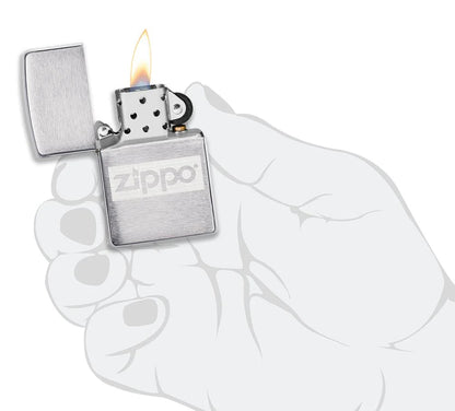 Flask and Zippo Lighter Set