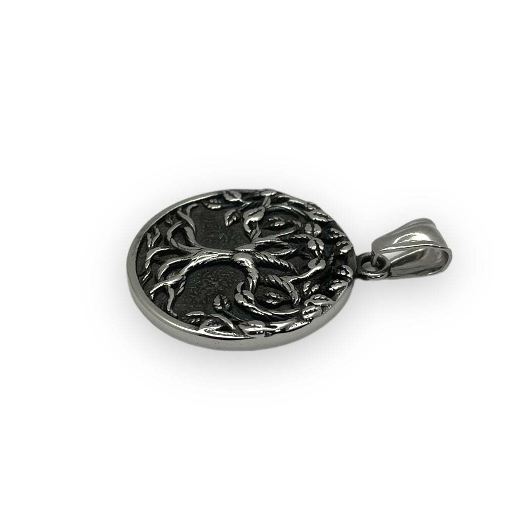 Tree of Life Pendant in Surgical Stainless Steel
