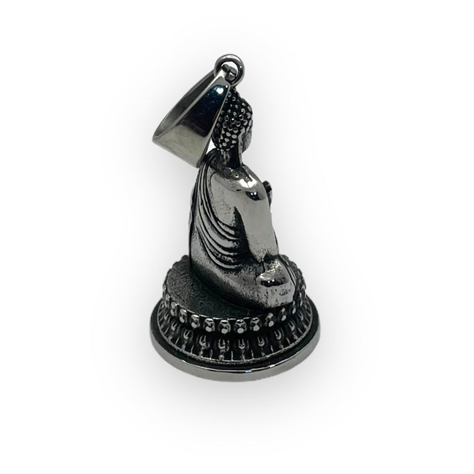 Gautam Buddha Pendant in Surgical Stainless Steel