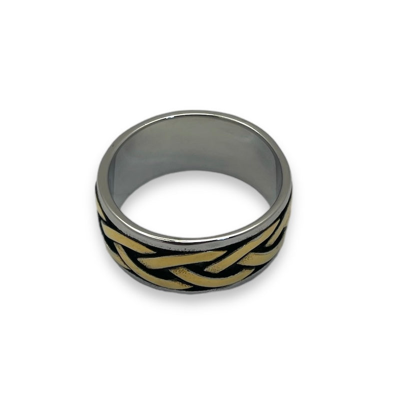 Golden Braid Ring