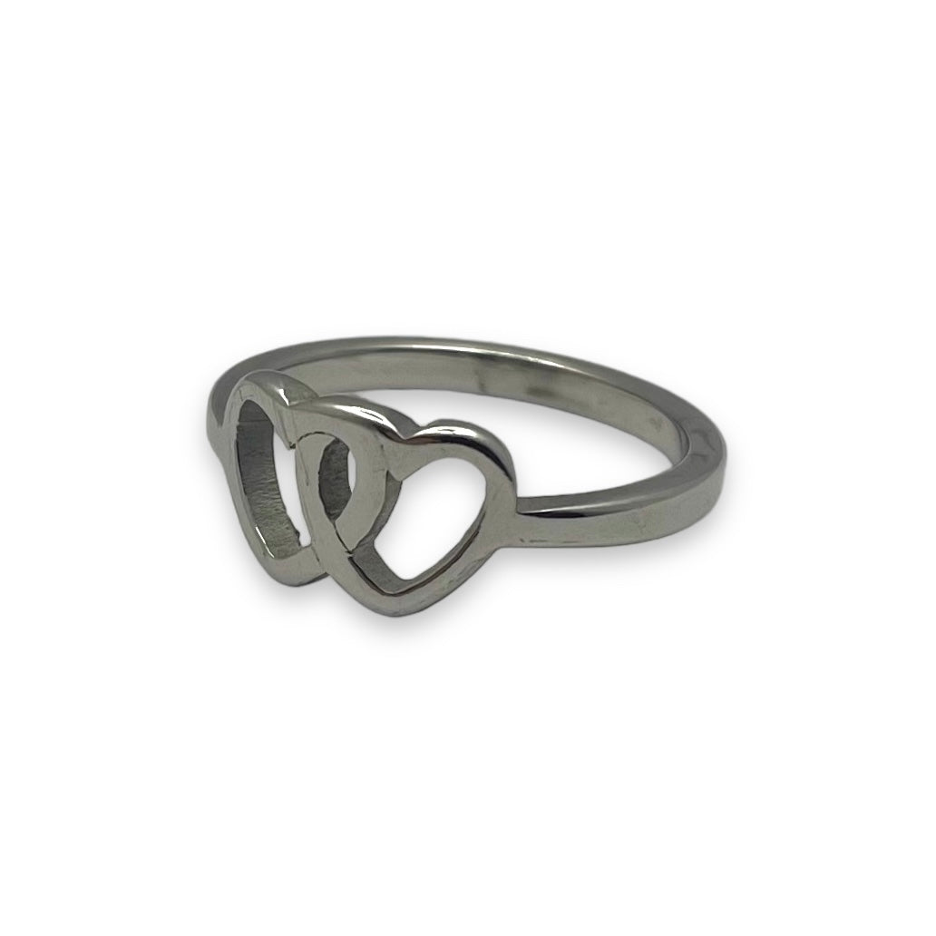 Two Strong Hearts Ring