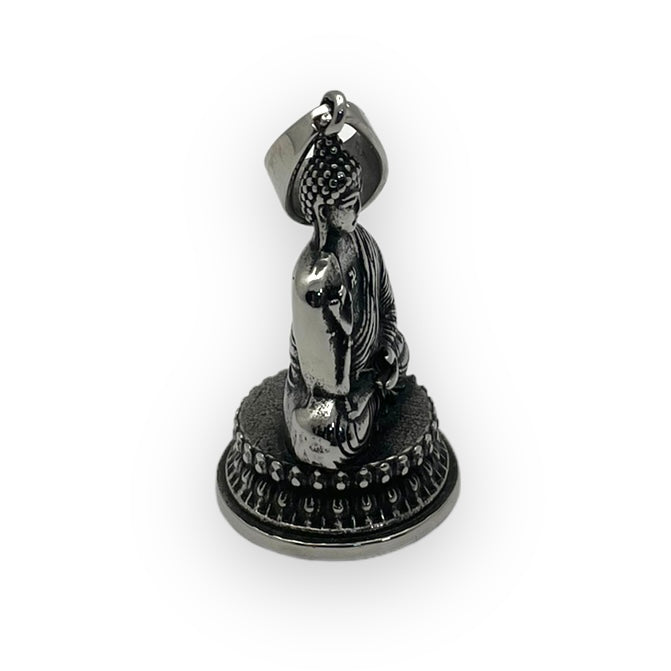 Gautam Buddha Pendant in Surgical Stainless Steel